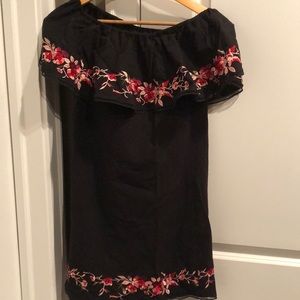 Off the shoulder dress